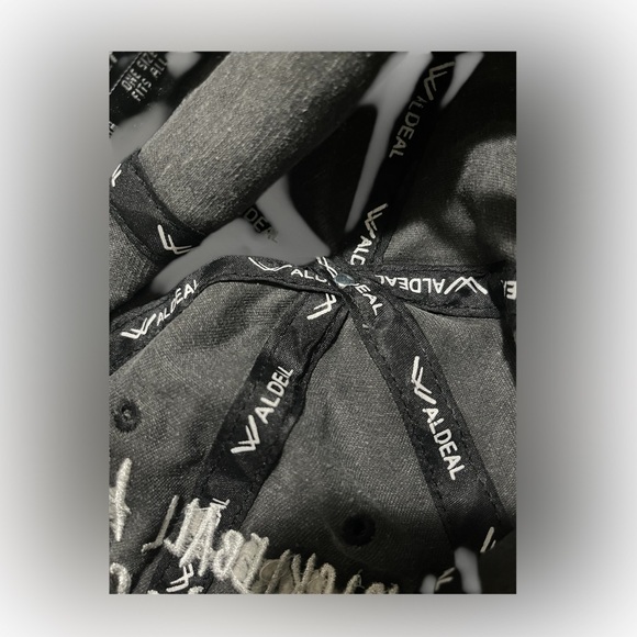 Women's Pickleball Hair Don't Care Embroidered Cap - Charcoal Gray - Picture 5 of 7